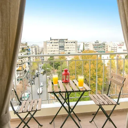 Magnificent Luxury Retrostyle Flat Acropolis View Athens