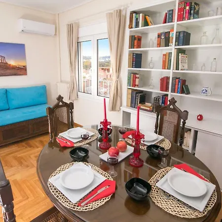 Magnificent Luxury Retrostyle Flat Acropolis View Apartment