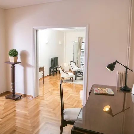 Magnificent Luxury Retrostyle Flat Acropolis View Apartment Athens