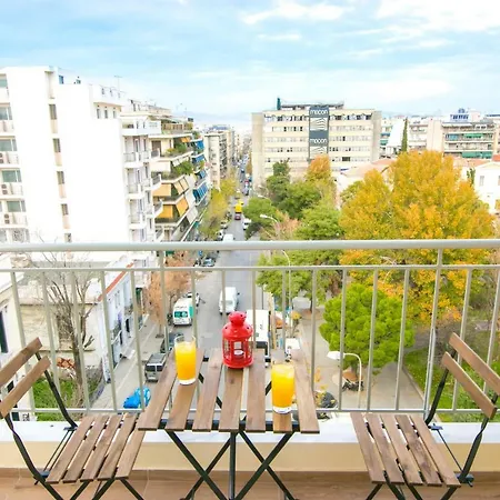 Magnificent Luxury Retrostyle Flat Acropolis View Athens