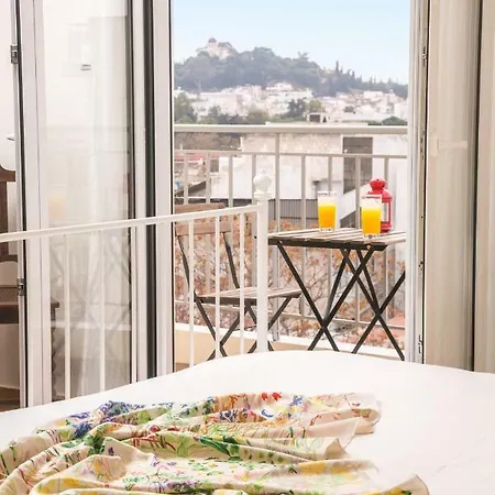Magnificent Luxury Retrostyle Flat Acropolis View Apartment Athens